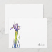 Iris II Notitiekaartje (Voorkant / Achterkant)