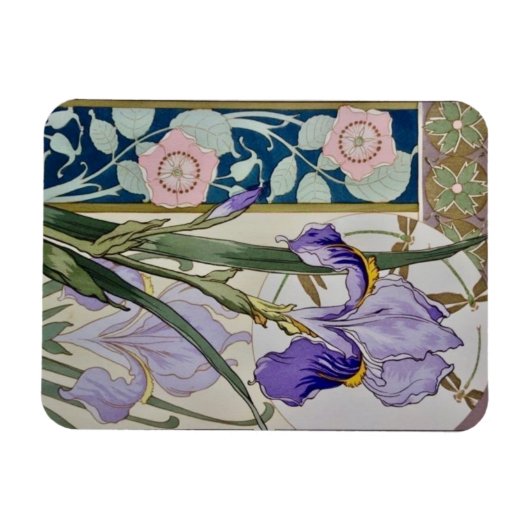  Iris Illustratie Magneet (Horizontaal)