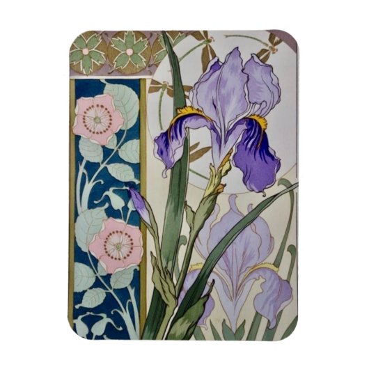 Iris Illustratie Magneet (Verticaal)