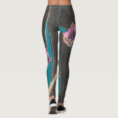 IRIS IN BLACK PRINTED Leggings (Achterkant)