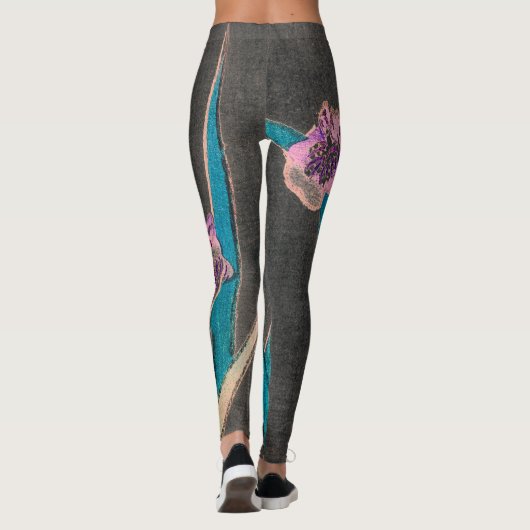 IRIS IN BLACK PRINTED Leggings (Achterkant)