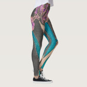 IRIS IN BLACK PRINTED Leggings (Rechts)