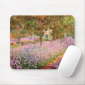 Iris in de tuin door Monet Muismat (Met muis)