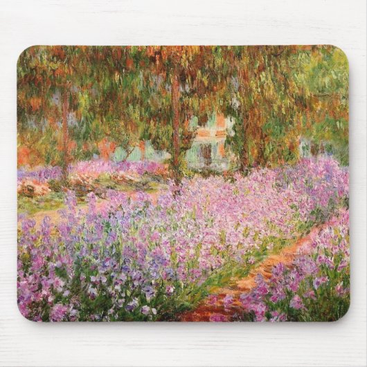 Iris in de tuin door Monet Muismat (Voorkant)