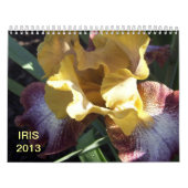 Iris in de tuin kalender (Hoes)