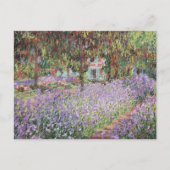 Iris in de tuin van Monet Briefkaart (Voorkant)