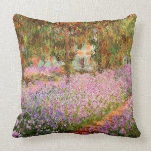 Iris in de tuin van Monet Kussen