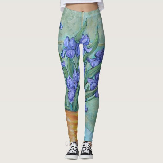 Iris in een fase leggings (Voorkant)