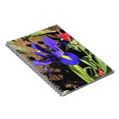 Iris in een Tulip Field, Woodburn, Oregon Notitieboek (Rechterzijde)
