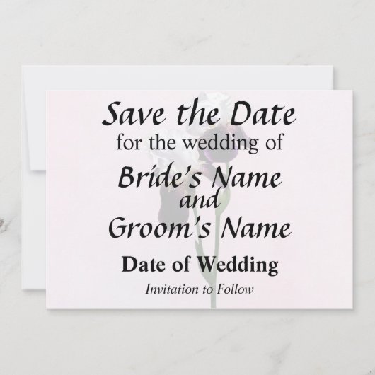 Iris in liefde save the date (Voorkant)