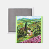 IRIS IN TUSCANY MAGNEET (Voorkant / Achterkant)