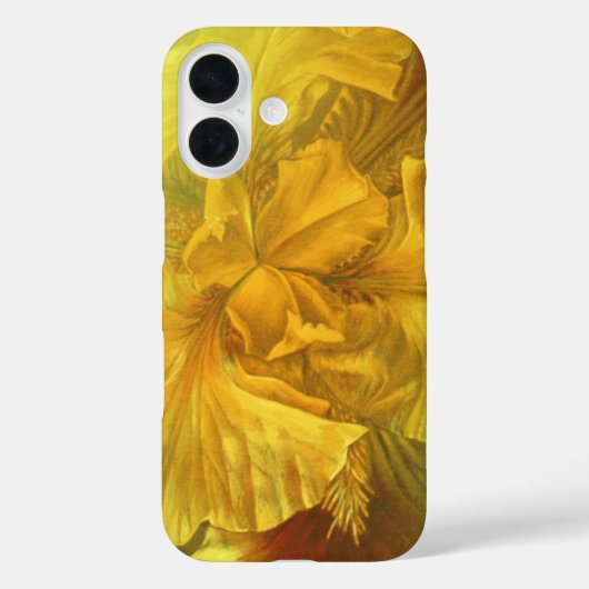 Iris innerlijke schoonheid warm geel Case-Mate iPhone case (Achterkant)