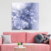 Iris innerlijke schoonheidsdag zilverkleurige tint canvas afdruk (Insitu (Woonkamer))