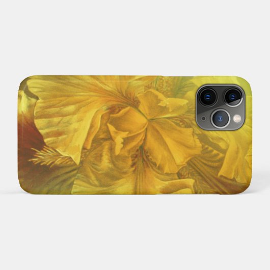Iris inwendige schoonheid warm geel Case-Mate iPhone case (Achterkant (horizontaal))