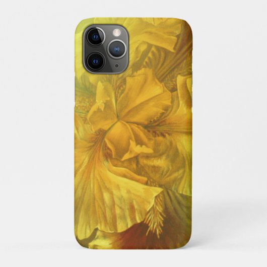 Iris inwendige schoonheid warm geel Case-Mate iPhone case (Achterkant)