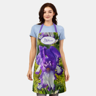 Iris irises bloemenbloemen Cottage Garden Verjaard Schort