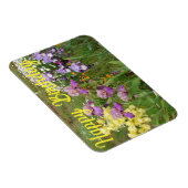 Iris irises floral Flowers Cottage Garden Magneet (Rechterzijde)