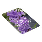 Iris Irisis Paars Flower Floral Birthday Kaart Magneet (Rechterzijde)
