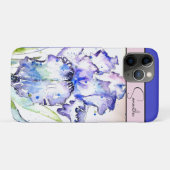 Iris Irissen Bloem Waterverf Bloemig Paars Kunst Case-Mate iPhone Case (Achterkant (horizontaal))