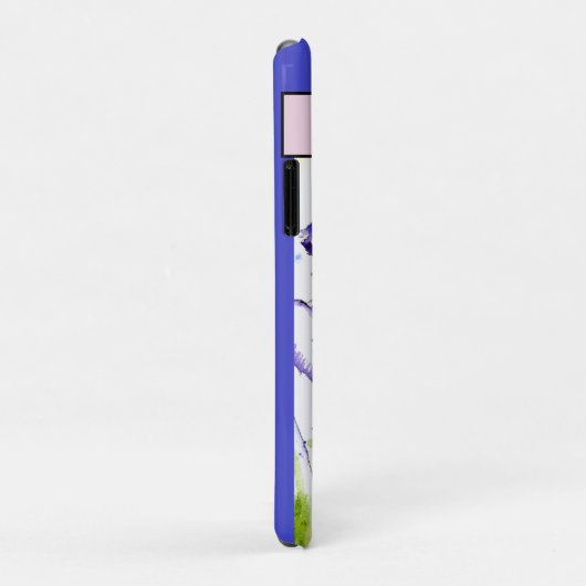 Iris Irissen Bloem Waterverf Bloemig Paars Kunst Case-Mate iPhone Case (Achterkant/rechts)