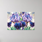 *~* IRIS Irissen Bloemen TV2 Canvas Print (Voorkant)