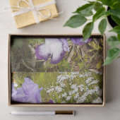 Iris Irissen Paarse Bloem Verjaardag Meisjes Naam Tissuepapier (Geschenk)