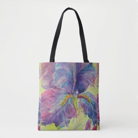 Iris is in cache gezet tote bag (Voorkant)
