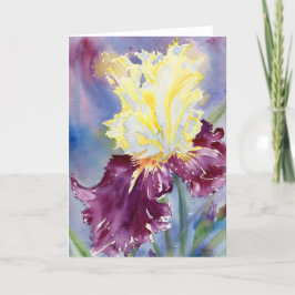 "Iris IX" Blank Notecard Bedankkaart