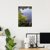 Iris, Japanese gardens Poster (Thuiskantoor)