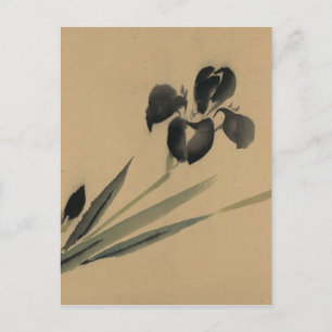 Iris Japans Ukiyo-e Art Briefkaart