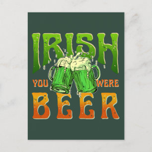 IRIS JE WAS BIER GRAPPIG DRINKEN IERLAND BRIEFKAART