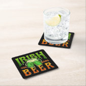 IRIS JE WAS BIER GRAPPIG DRINKEN IERLAND KARTONNEN ONDERZETTERS (Insitu)