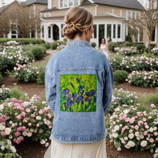 Iris jeans jas denim jacket (Huwelijk Achterkant)