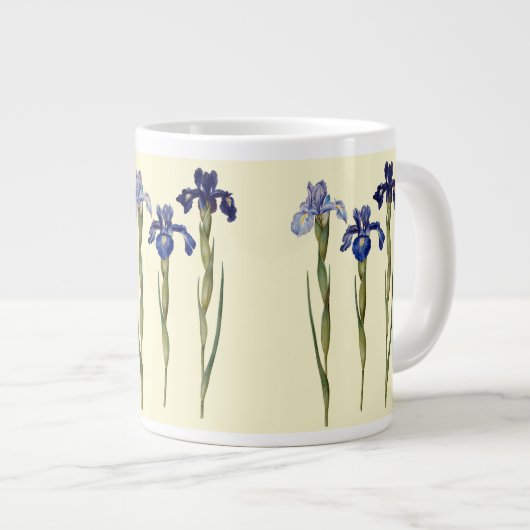 Iris Jumbo Mok 20 Oz Grote keramische koffie Mok (Voorkant rechts)