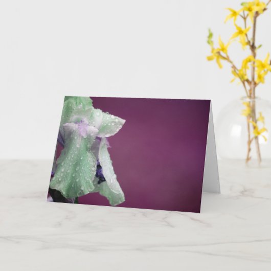 Iris Kaart (Gele Bloem)