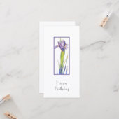 Iris-kaart Kaart (Voorkant / Achterkant in situ)