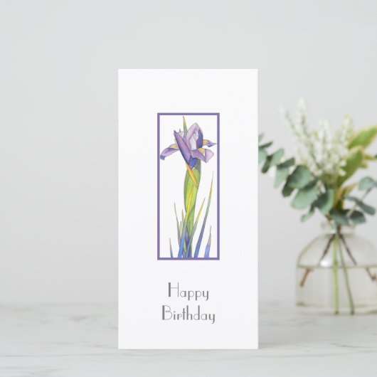 Iris-kaart Kaart (Staand voorkant)