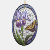 Iris Keramisch Ornament (Links)