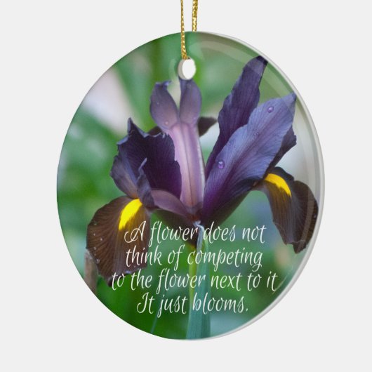 Iris Keramisch Ornament (Links)
