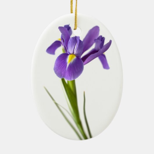 Iris Keramisch Ornament (Achterkant)