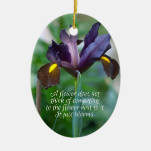 Iris Keramisch Ornament