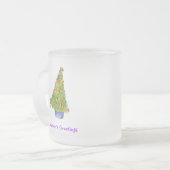 Iris kerstMok Matglas Koffiemok (Voorkant links)