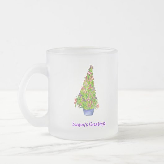 Iris kerstMok Matglas Koffiemok (Links)