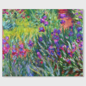 Iris langs de tuin door Claude Monet Cadeaupapier (Vlak)