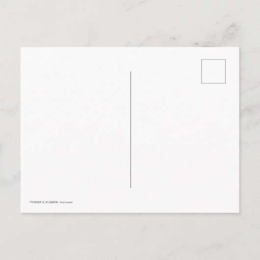 Iris Lovers Briefkaart (Achterkant)