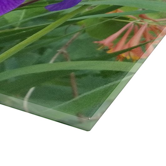 Iris Lover's Cutting Board, Backsplash Wall Art Snijplank (Hoek)