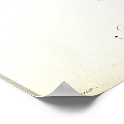 Iris Luxiana uit "Les Liliacees", 1805 Poster (Hoek)