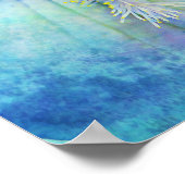 Iris Macro Flower Photographic Wall Art Poster (Hoek)