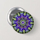 Iris Mandala Button (Voorkant /achterkant)