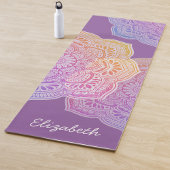 Iris Mandala Personalized Yoga Mat